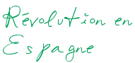 Révolution en Espagne